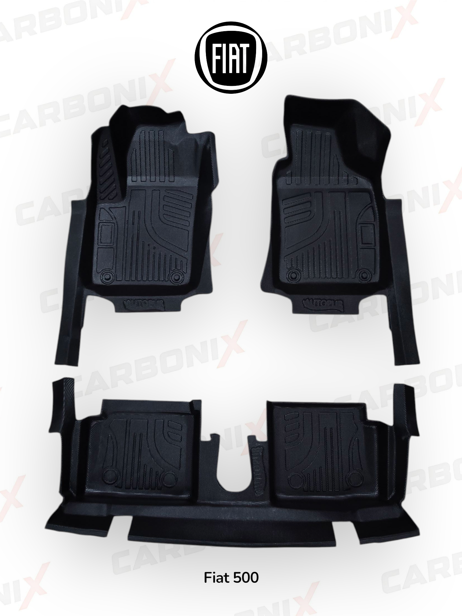 Tapis Fiat 500 Avant et Arrière