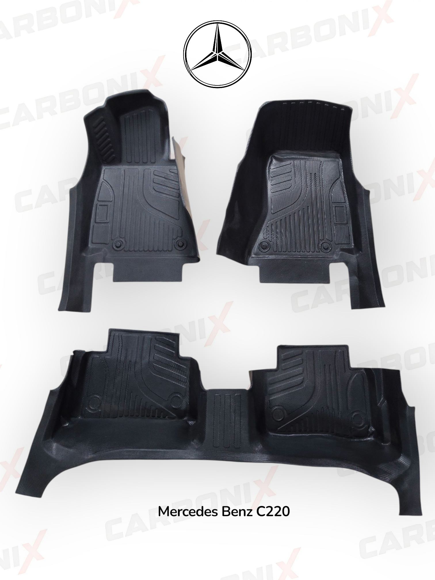 Tapis Mercedes C220D Avant et Arrière
