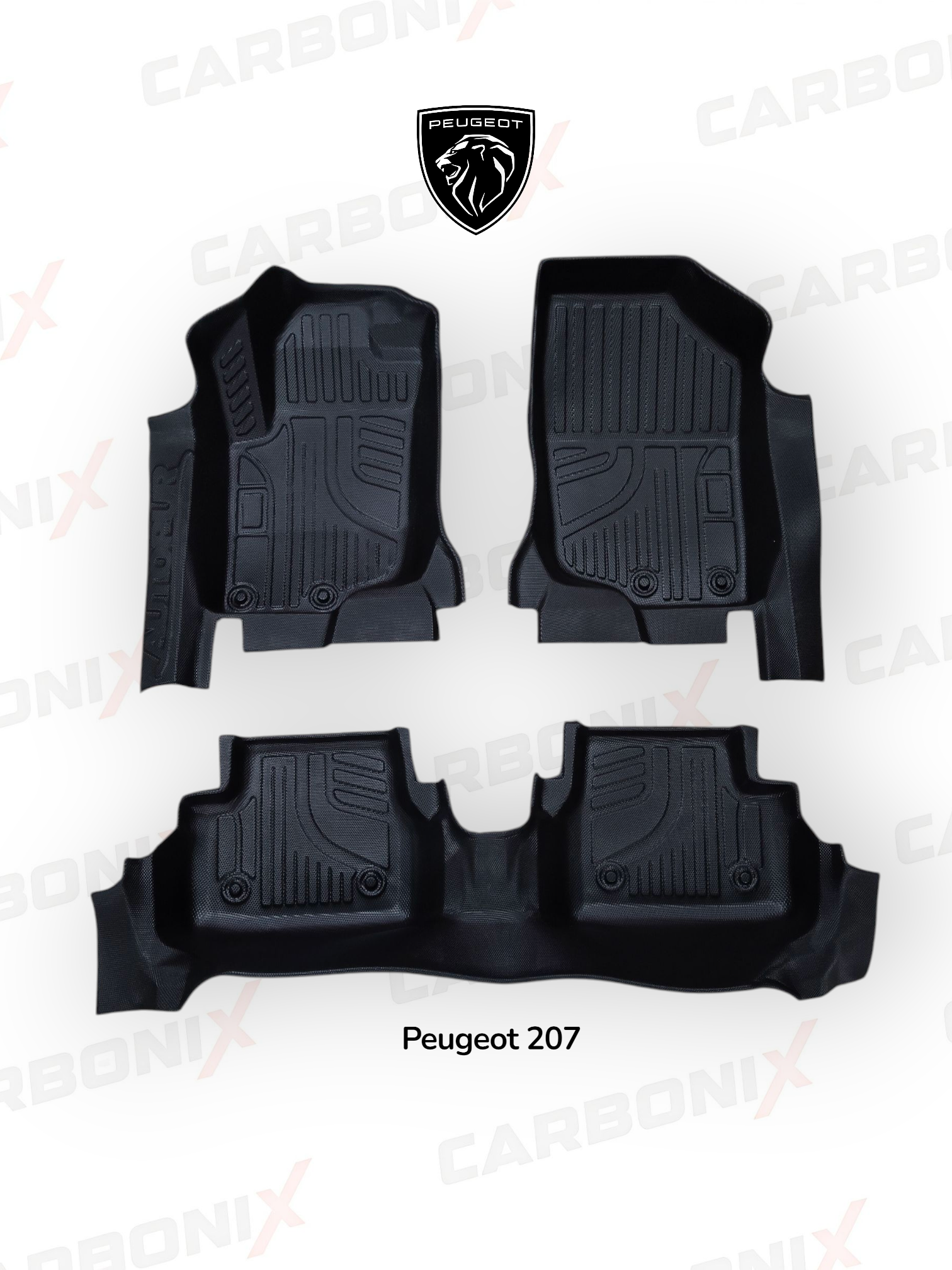 Tapis PEUGEOT 207 Avant et Arrière