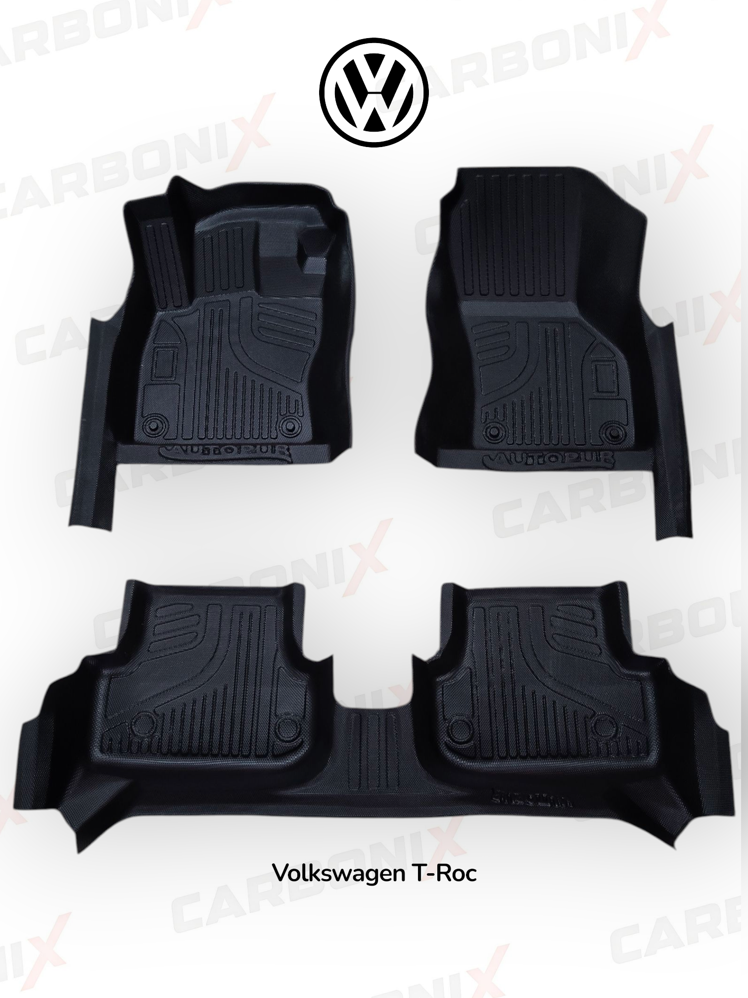 Tapis Volkswagen T-Roc Avant et Arrière